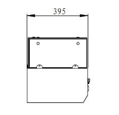 Vitrine réfrigérée à poser THV1600/380 - 7 bacs GN1/3, 1600 x 395 x 435 mm, température +2°+8°C_1