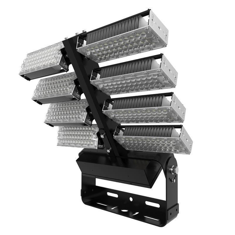 Mât LED multi-directionnel rotatif - 960W - Module à angle réglable, 160lm/W_1
