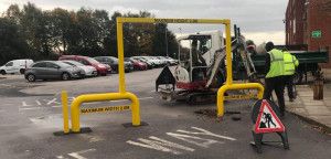 Portique limiteur de hauteur pour parkings - anti-poids lourds et caravanes - robuste et adaptable_1