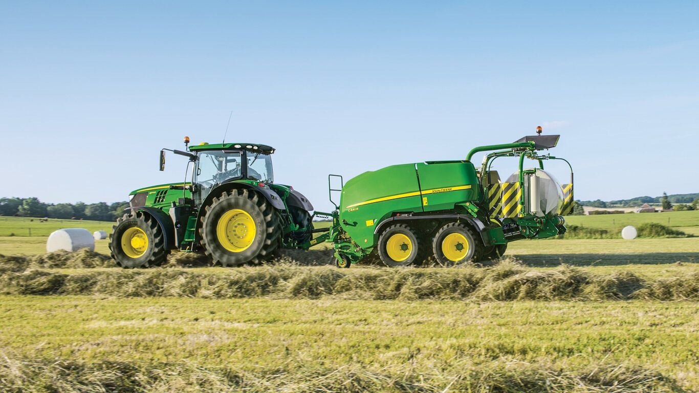 C441R - Enrubanneuse agricole John Deere SAS - Essieu tandem ou unique - Caractéristiques haut de gamme_1