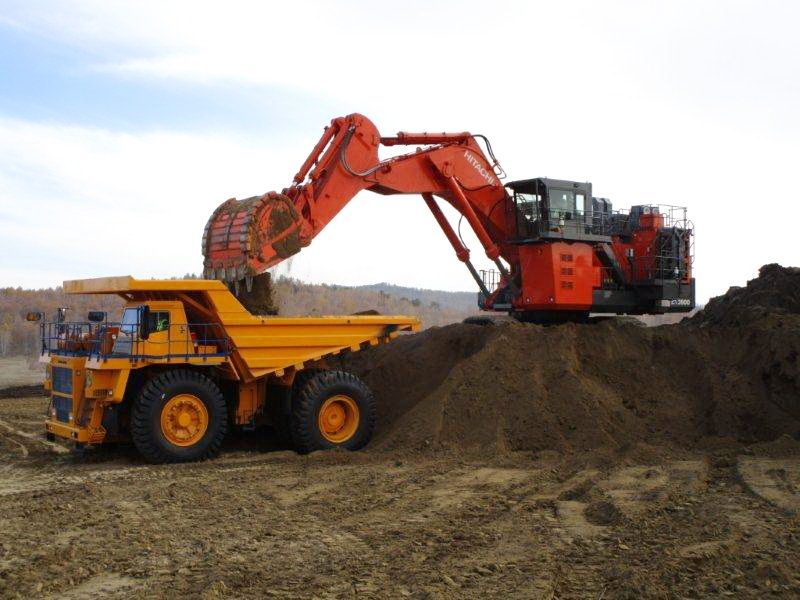Godet rétro pour pelle Hitachi EX3600 - capacité jusqu'à plus de 40m3_2