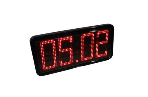 Horloge numérique standard et autonome à LED rouge, étanche à l'humidité et à la poussière IP66 - Huchez - RA20 R_1