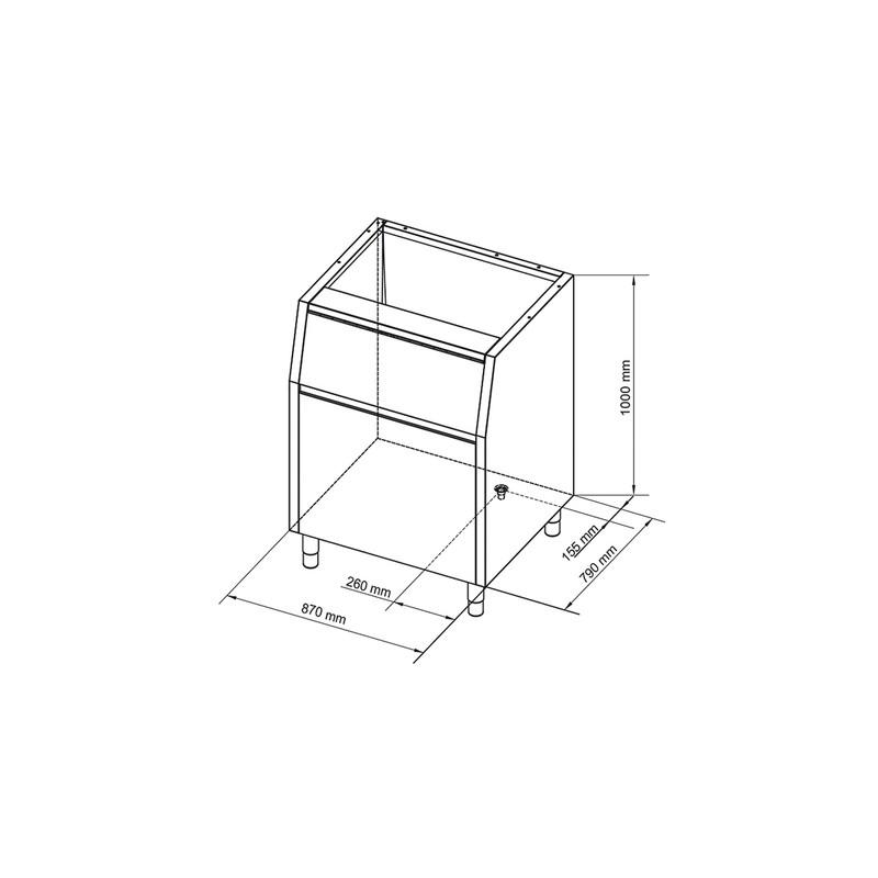Réserve inox 200kg Brema_1