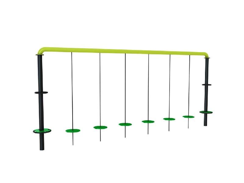 Soucoupes d'équilibre - parcours sportif extérieur - Gamme Parcours santé_1