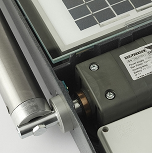 Arceau de parking Cardin PARKSUN - Automatique, robuste, avec panneau photovoltaïque et batterie longue durée_1