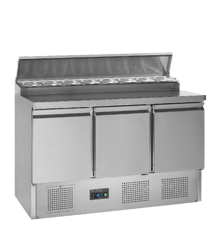 Comptoir de préparation de sandwich GN1/1 SS1435 L1365mm 16467 TEFCOLD_1