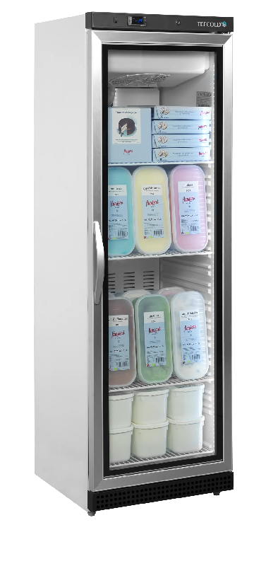 Congélateur vertical vitré UF400VG (400 / 340 L) Blanc TEFCOLD_1