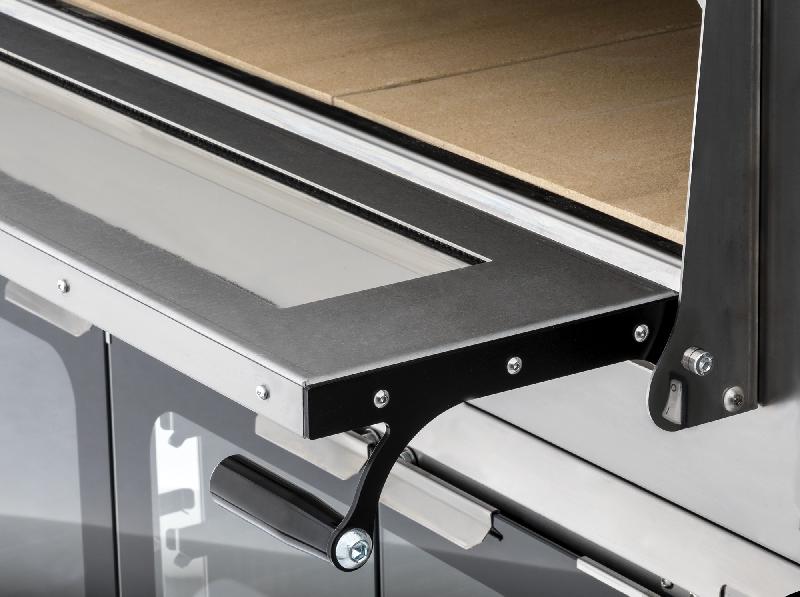 Four électrique professionnel à pizza et pain - 8 pizzas - TRAYS 44 GLASS - grande porte vitrée et multi-usage_1