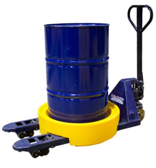 Manipulateur de fût - Support en polyéthylène pour fûts 200-220L - Rétention de secours 30L_1