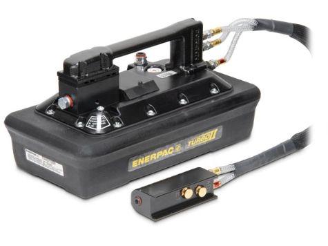 PARG1105N, Pompe hydraulique pneumatique Turbo II, 3/3 Distributeur manuel avec télécommande, 3770 cm3 d'huile utile, pour les vérins simple effet_1