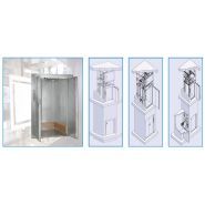 Monte-charge autoporteur Type 500.15/59 - CMC Monte Charges - Charge 500 kg - Pylône galvanisé à chaud_1