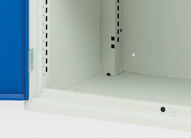 Armoire à bacs Verso - 10 tablettes réglables - 44 bacs inclus - 800x350x2000 mm_1