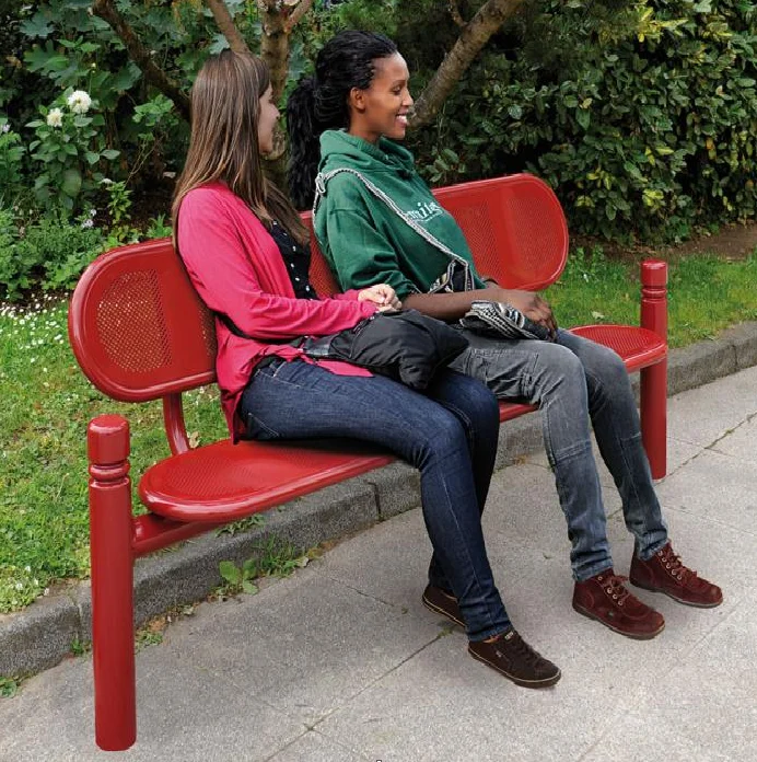 Banc public en acier ESTORIL_1