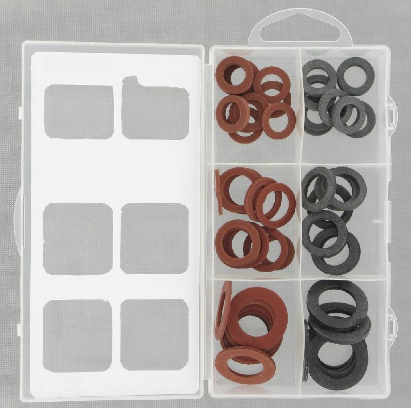 Coffret de 70 joints plats COMAP - Pour raccords cuivre - Caoutchouc - 7,3 cm x 13,4 cm_1