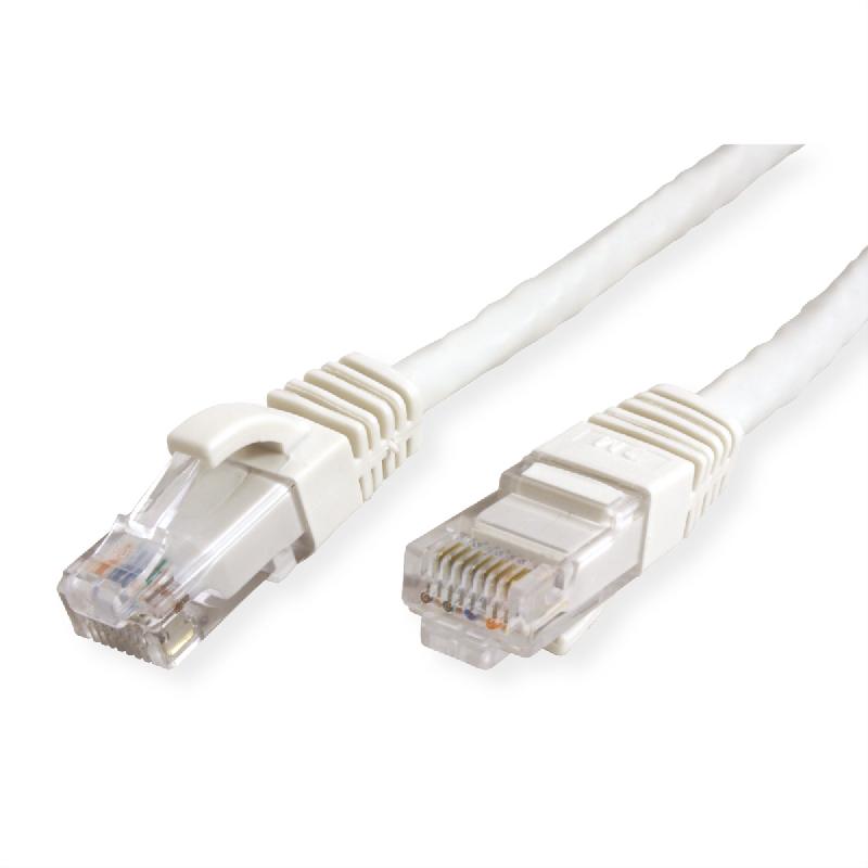 Cordon VALUE Cat.6A (Classe EA) / 10 Gigabit UTP, blanc, 15 m_1