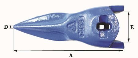 Dents de godet Fastkey FK5 PE - Références FK5 PE - Poids 4.60 Kg - Dimensions 285x107x10x7x74 mm_1
