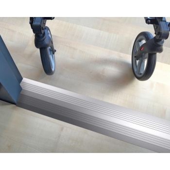 Passe-seuil en aluminium anodisé - GOHY081.061 - pour portes intérieures - 11 x 95 cm - blanc ou bronze_1