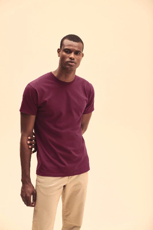 T-shirt manches courtes Super Premium (61-044-0) - Réf : SC61044 - 100% coton - Fruit of the Loom - Lavable à 60°C_1