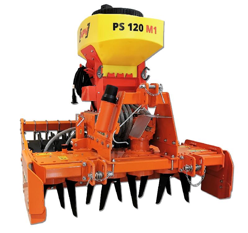 Herse rotative fixe ER - Tondeuse à couteaux fixes - Roues et rouleaux réglables_1