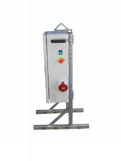 Mcpatc0080m1 - Armoire électrique de chantier H2MC - 7 prises - 2 poignées latérales - Polyester IP66/IK10_1