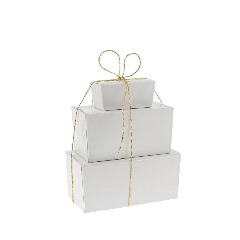 Mini ballotin en carton blanc - intérieur blanc 40g - 7,8x3,6x3,4cm - par 50_1