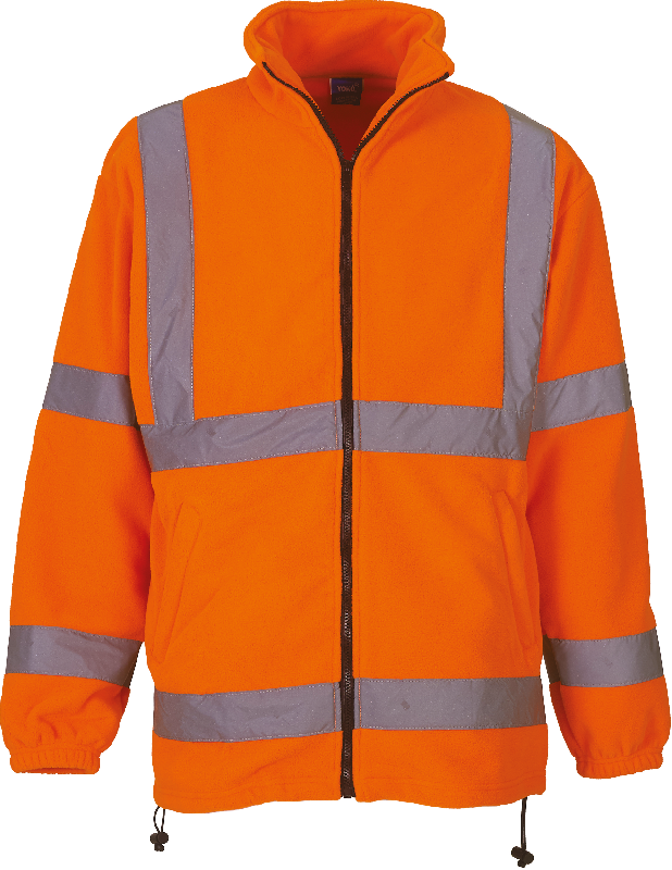 Veste polaire haute visibilité - Réf: YHVK08 - Norme EN ISO20471:2013 - Marque Yoko_1