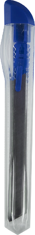 Cutter en plastique transparent - couleur bleue - 11g_1