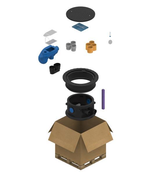 Cuve à eau rewatec avec filtre – 10000 litres  - 330301_1