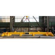 Palonnier pour conteneur avec structure caissonnée mécano-soudée d'acier à haute limite élastique ou mono poutre, ELPI - NF EN 13155 A1_1