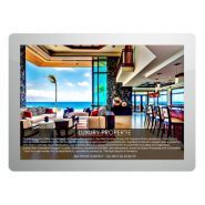 Porte-affiche LED pour vitrine professionnelle