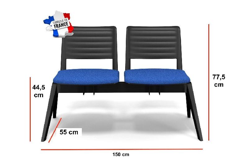 Poutre d'accueil mixte Smash - Sokoa - 2 places, Bleu_1