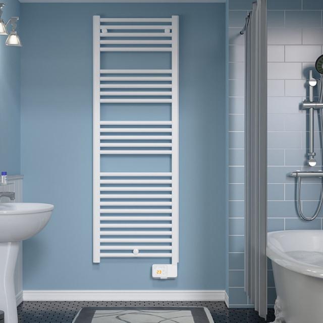 Radiateur sèche-serviettes DEVO-DCB18 digital étroit 500W Blanc - Atlantic - 831418_1