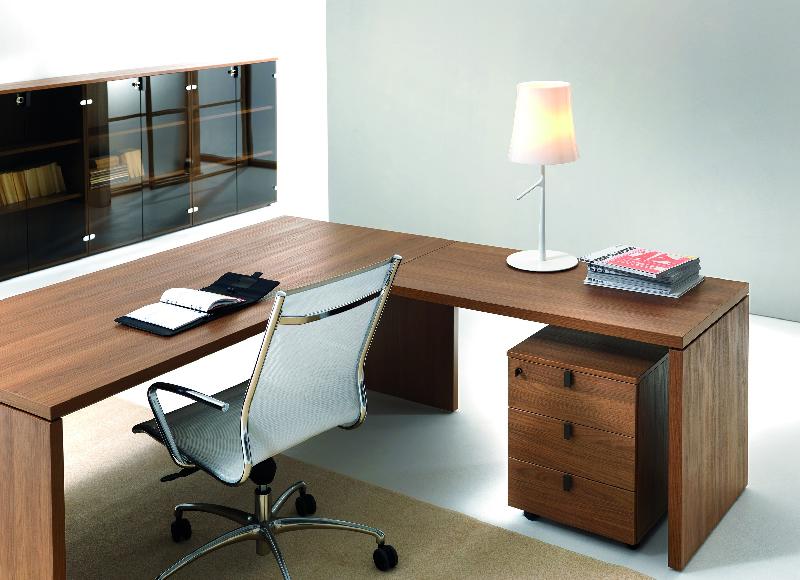 Bureau de direction style classique Lithos - Dellarovere - 190, Noyer_1