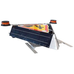 Combine triflash gyrophares leds alimentation solaire - 254498S_1