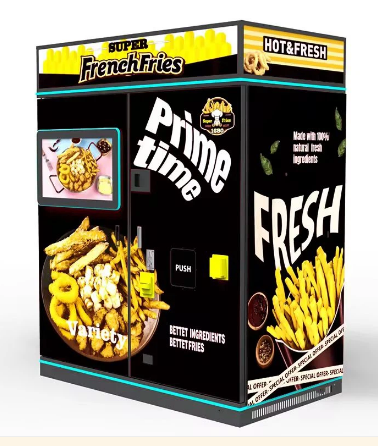 Distributeur automatique de frites en libre-service - écran tactile 32 pouces - acier inoxydable_1