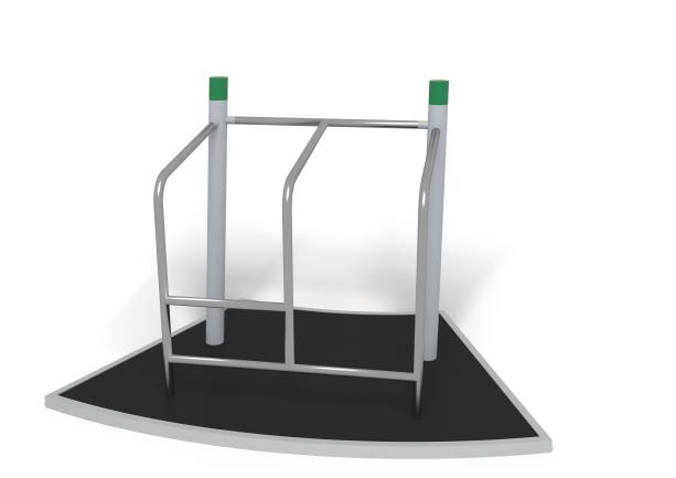 Equipement de fitness extérieur - Tractions arrière - 8065143 - Sportpoint - Hags - Spécifications compactes et montage rapide_1