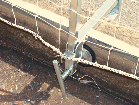 Garde-corps temporaire pour toitures plates <10° - idéal pour travaux d'étanchéité - FRENEHARD_1