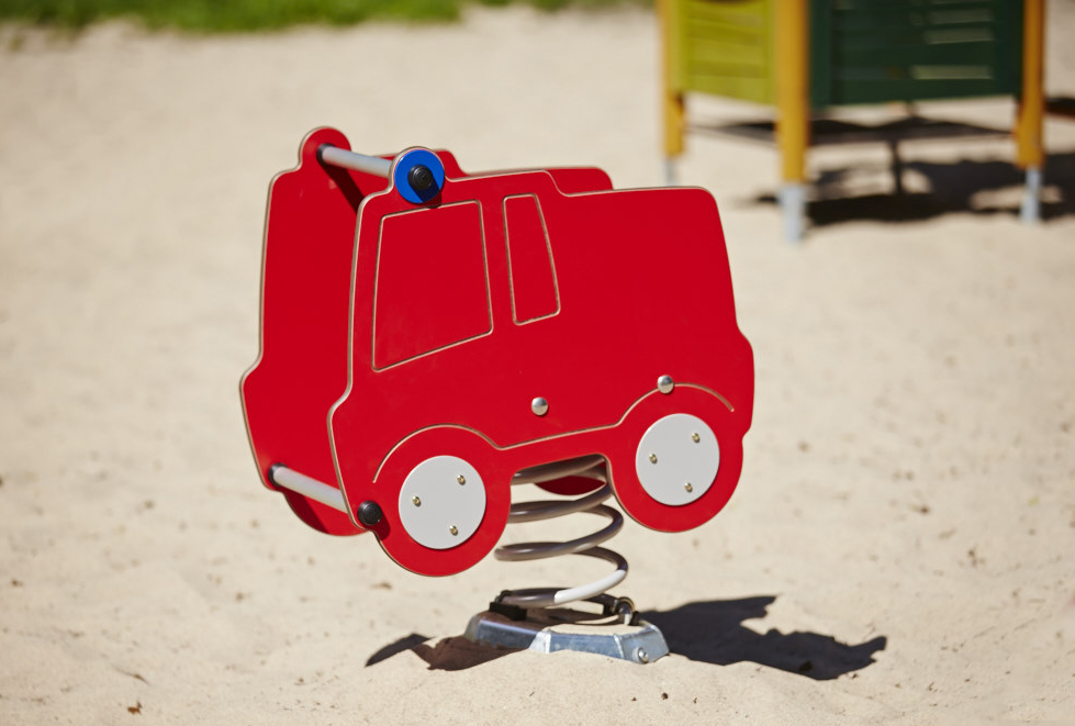 Jeu pour enfant sur ressort Firy, adapté pour les 3 à 5 ans