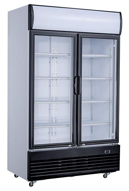 Réfrigérateur 2 portes en verre 1000l l1200 7527.0105 COMBISTEEL_1