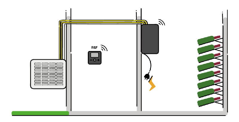 Climatiseur de cave à vin SPC30 EVX GN - mural - télécommande sans fil - design discret - Friax_1