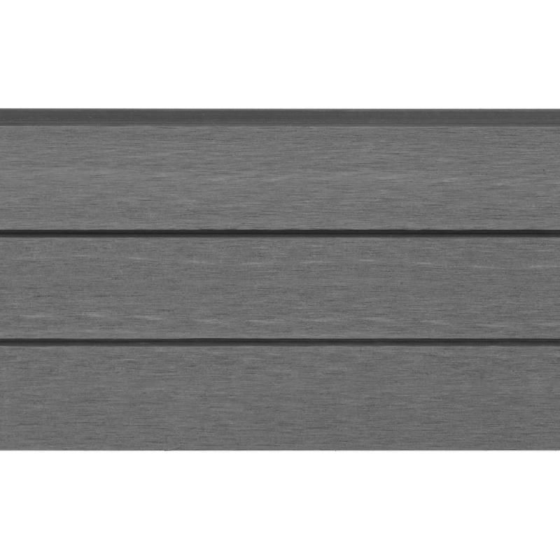 Vidaxl ensemble de clôture wpc 5 carré 872x187 cm gris 3053270_1