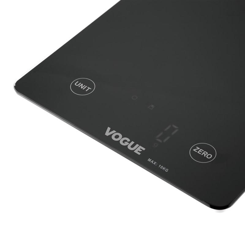 Balance digitale rectangulaire noire 10kg | Vogue - FS488_1
