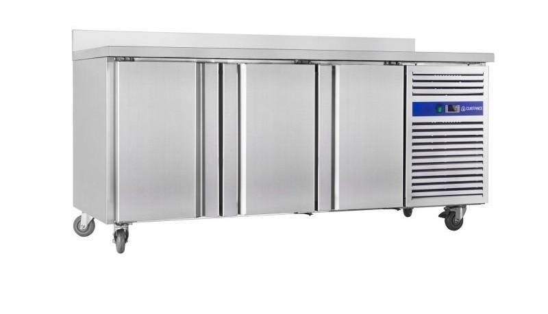 Desserte réfrigérée avec dosseret positive 3 portes P.600mm CUISTANCE_1