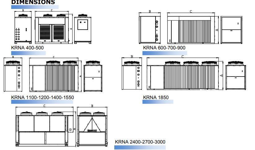 Refroidisseur d'eau industriel KRNA 40-300 kW - Pour industrie lourde, mécanique, plasturgie et chimie_1