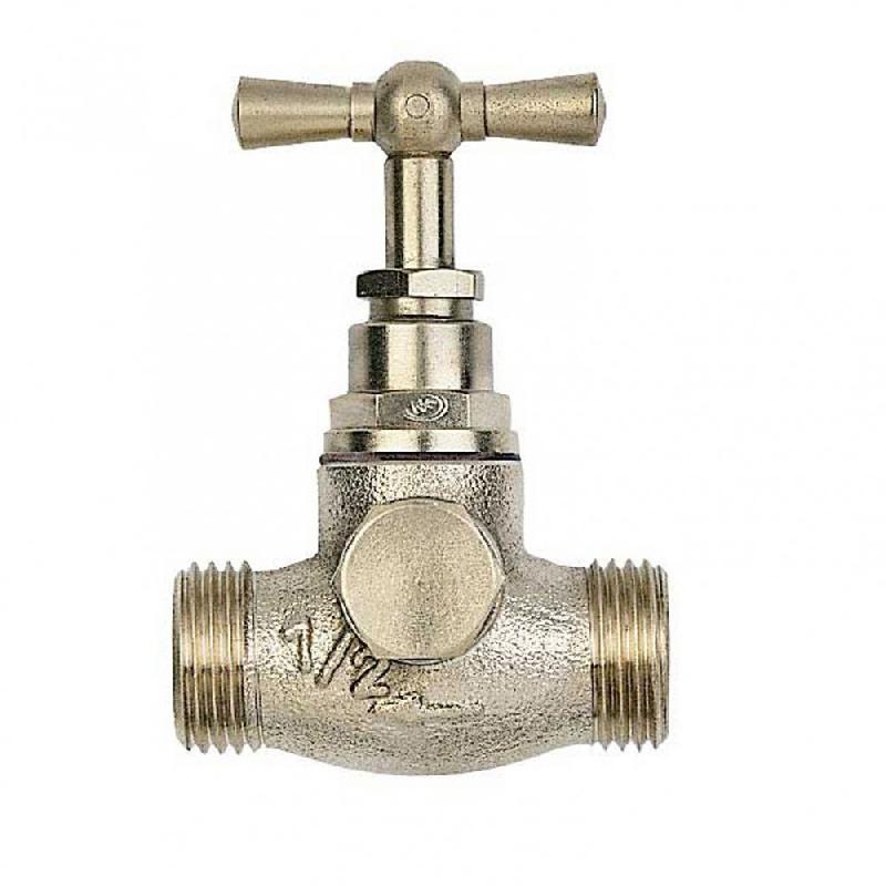 Robinet d'arrêt à clapet - mâle/mâle 12 x 17 mm - filetage entrée/sortie 12 x 17 mm - compact et léger_1