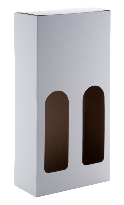 Boîte à vin en carton ondulé - impression quadri sur mesure - pour deux bouteilles de 0,75L_1