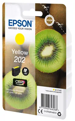 Epson Kiwi Singlepack Yellow 202 Claria Premium Ink_1