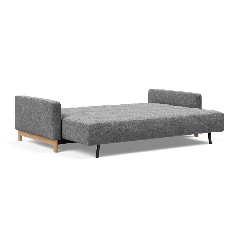 Canapé design gigogne Pyxis Deluxe Excess Lounger convertible - Innovation Living - tissu Twist Charcoal_1