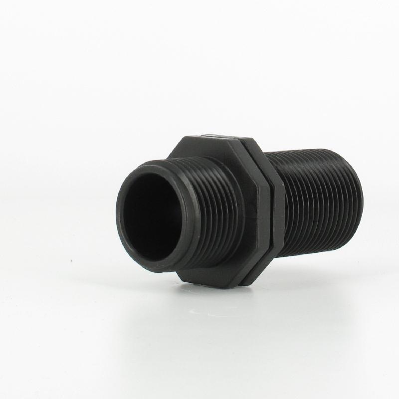 Mamelon Mâle/Mâle PP fileté 1