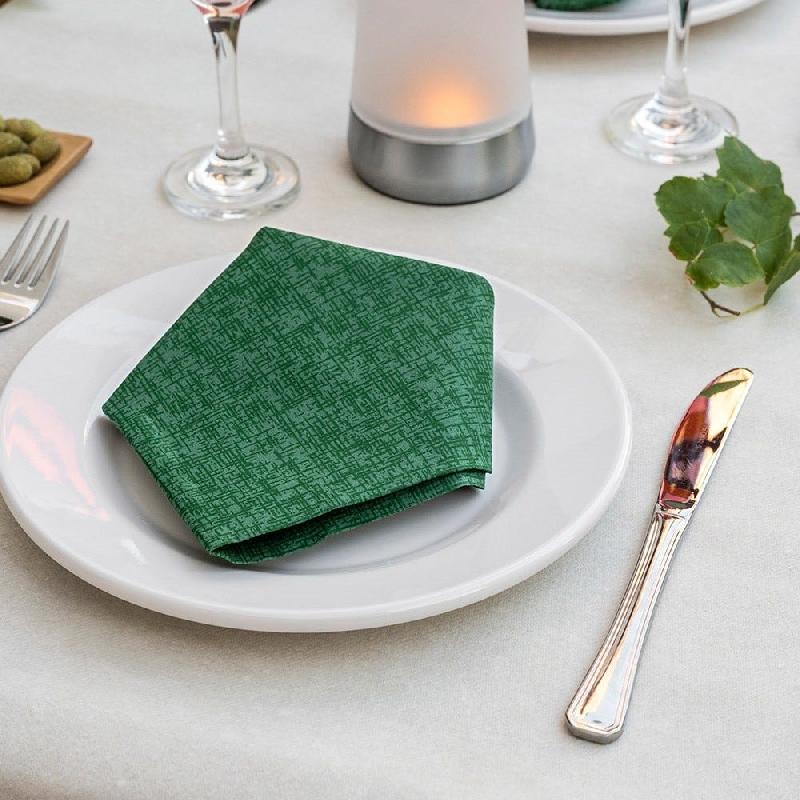 Serviette P. 1/4 Jazz 55 G/M2 40x40cm vert jaguar Arlaid - par 700_1